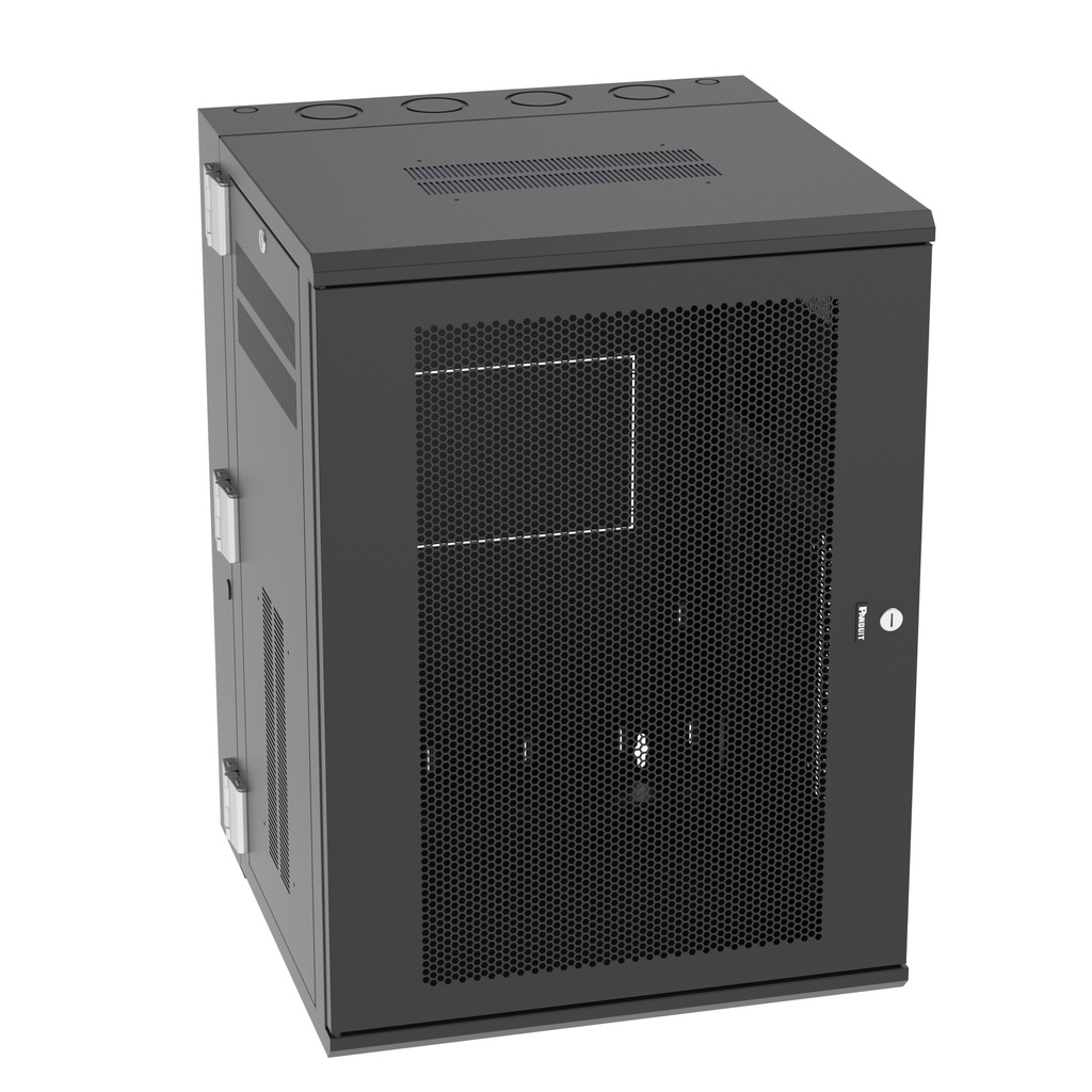 Gabinete Montaje En Pared 863X635X635Mm Puerta Perforada 18Ru Panduit