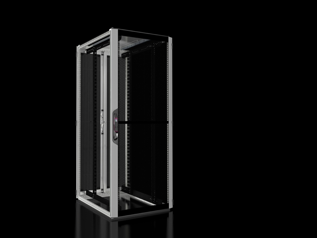 Ral 7035 Rack Para Servidores Vx It Con Puertas Perforadas Guias Perfil 19" Estandar 800X2000X1000Mm Rittal