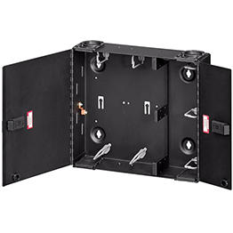 [5WMED-04C] Caja De Fibra De Pared Vacio Para Fibra Optica Hasta 4 Acoples Leviton