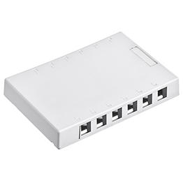 [41089-12W] Caja Leviton 12 Espacios Sobreponer Fibra Utp Quickport