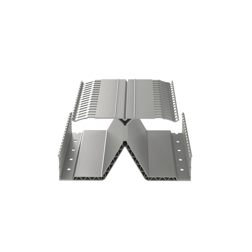 Ducto Ranurado Doble Con Riel Din 4X1.8 Mts Panduit