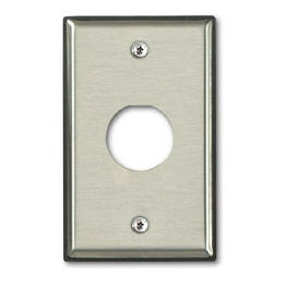 Placa Pared Industrial Duraport Inox 1 Espacio Leviton