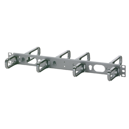 D-Ring Horizontal Cable Manager Fronte A Nd Rear 1Ru