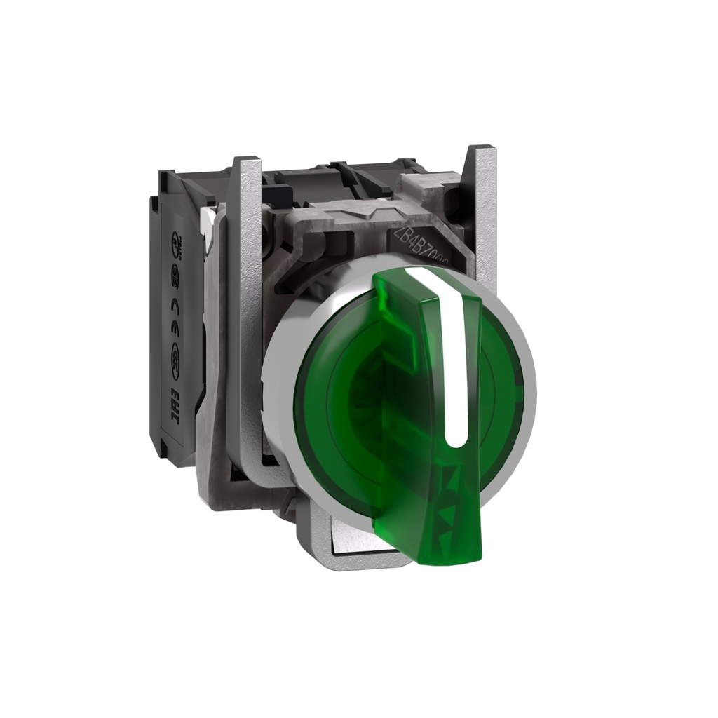 Selector Luminoso Verde 22Mm 3 Pos 1No+1Nc 230V Schneider