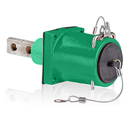 [49FR2-CG] Conector Electrico Monopoplar  Rhino Hide  Verde Cable 313Mcm-777Mcm Leviton