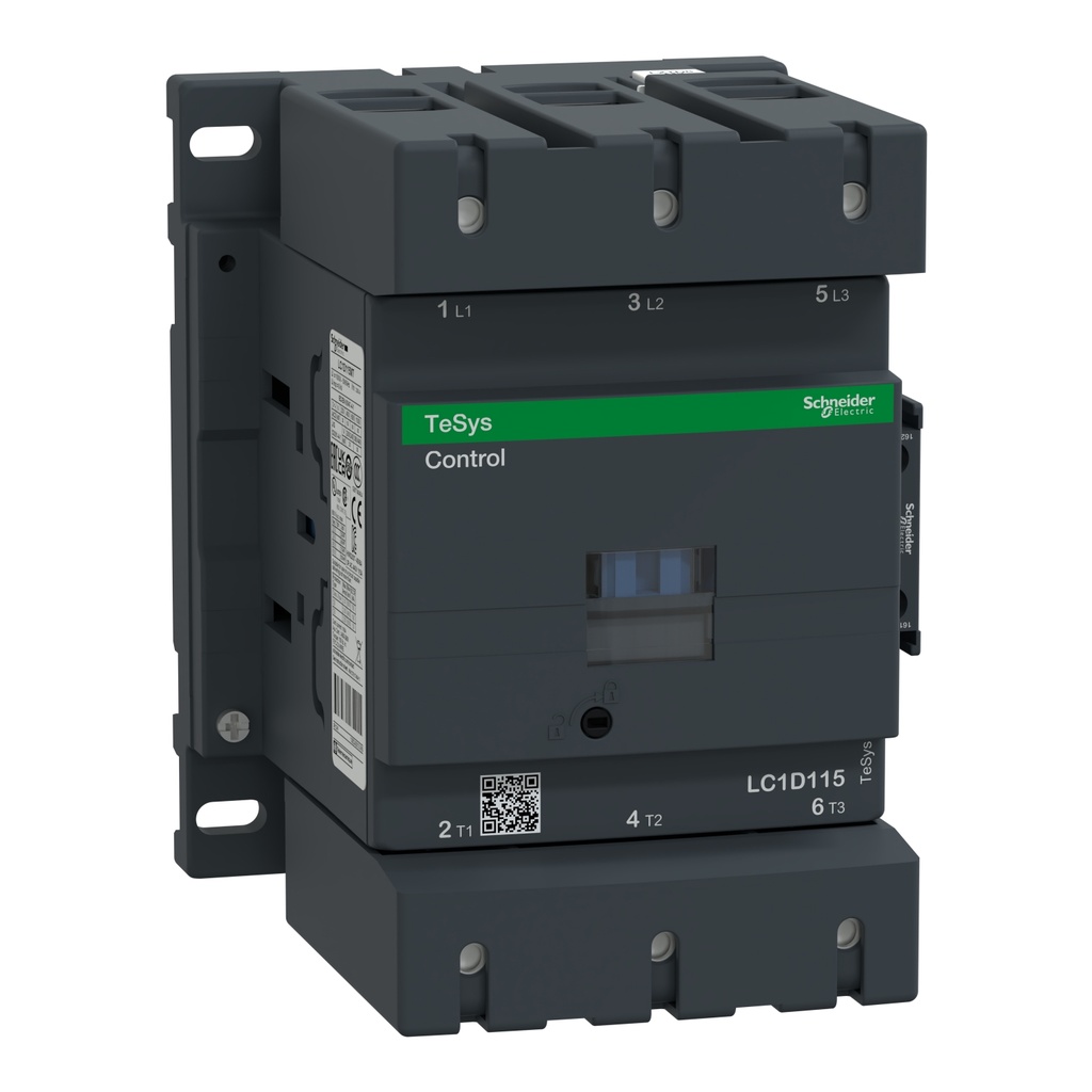 Contactor 115A 40Hp 1Na+1Nc 110V Schneider