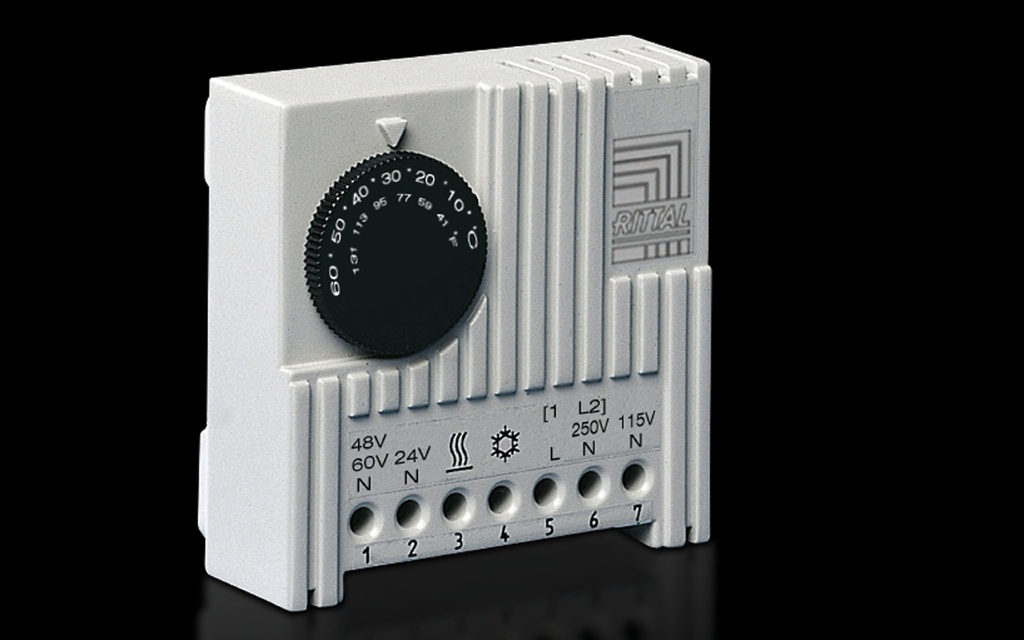 [3110000] Termostato Para Interior De Tableros 5 A 55 Grados C  24-230 Vac 24-60Vdc Rittal Clbpe