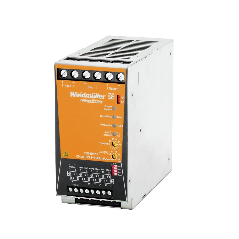Ups P/Bateria Entrada 24 Vdc 20A/10A Ip20 Weidmuller _1370050010