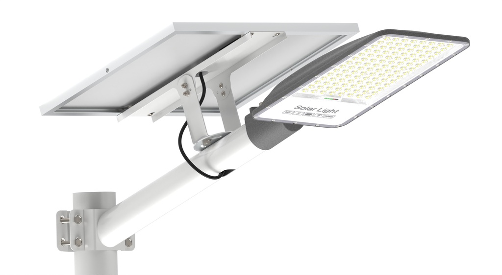 [P23535-36] Kit Luminaria Solar Led Light Exterior 30W 6000K 3600Lm Ip 68 Incluye Panel/Bateria Autonomia Programable Vida Util 50000H  Sylvania P23535-36