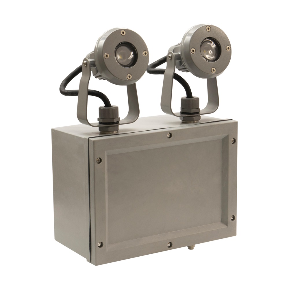 Luminaria Led De Emergencia Área Clasificada N2Lps 28W Dos Cabezales 1W Crousehinds