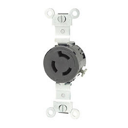 Toma 15A 250V 2F+T Seguridad Para Caja Leviton Nema L615R