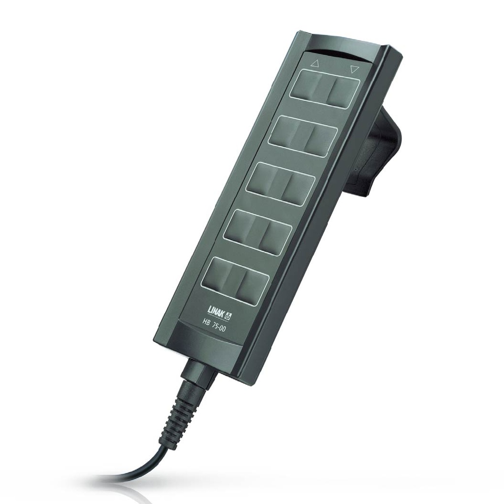 [J39496] Botonera 4 Canales P/Ca3 10Pines Ipx6 Blanco Linak