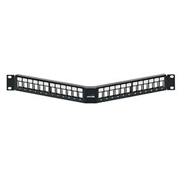 [49256-H24] Herraje P/Patch Panel 24 Espacios 1Ru Leviton Angulado