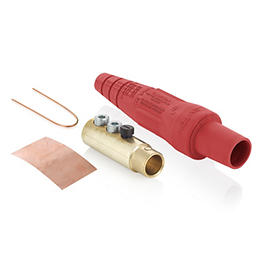 [16D33-UR] Conector Cam 400A 600V Hembra 1/0-4/0 Rojo Leviton