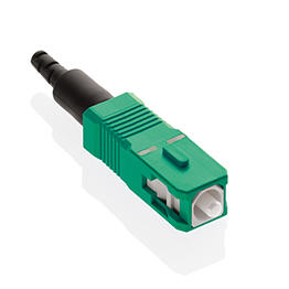Conector De Fibra Sc/Apc Os2 Leviton Monomodo Fastcam Verde