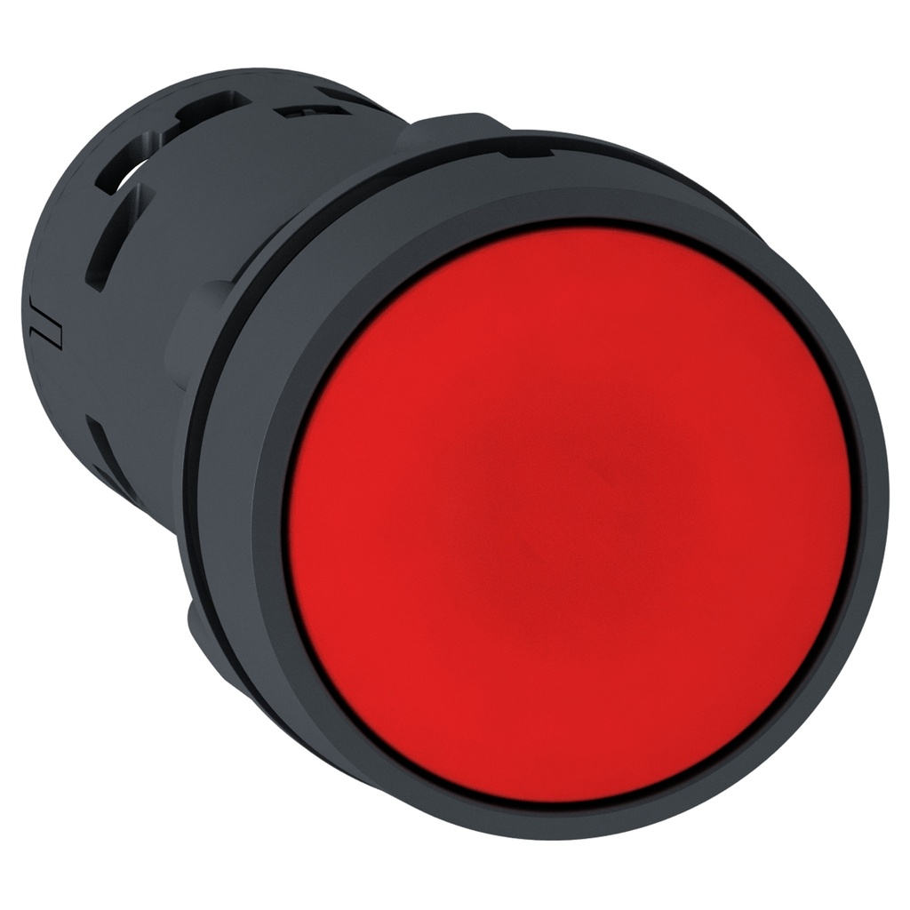 Pulsador 22Mm Rojo Nc Plastico Schneider
