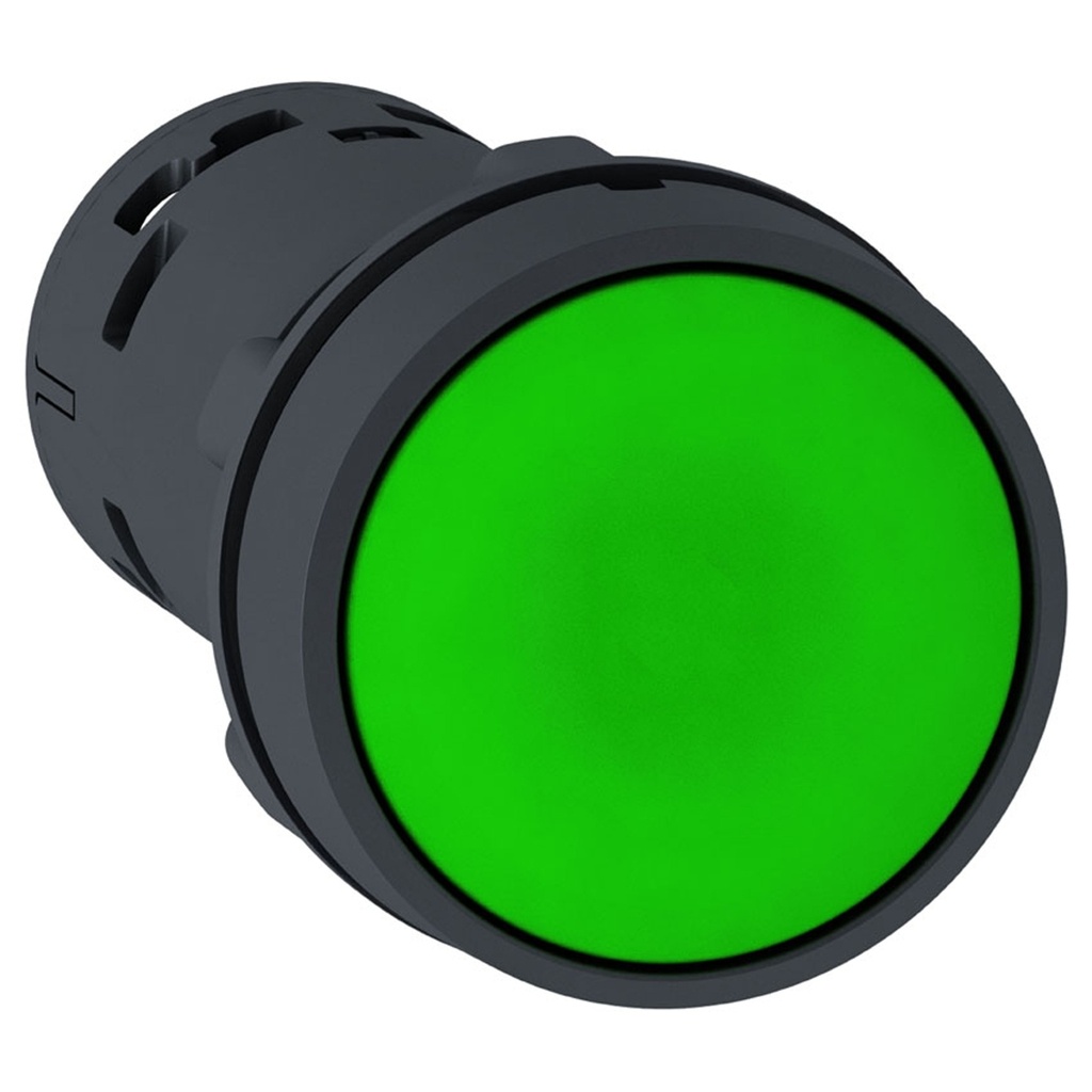 Pulsador 22Mm Verde Na Plastico Schneider