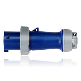 [460P9WLEV] Clavija 3P+T 60A 250V Grado Industrial Color Azul Ip 67 Leviton