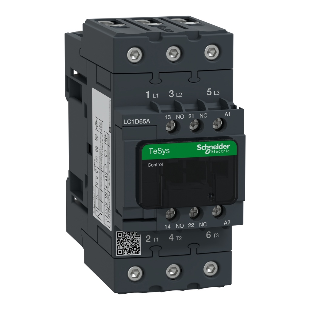 Contactor 65A 25Hp Na+Nc 440V Schneider