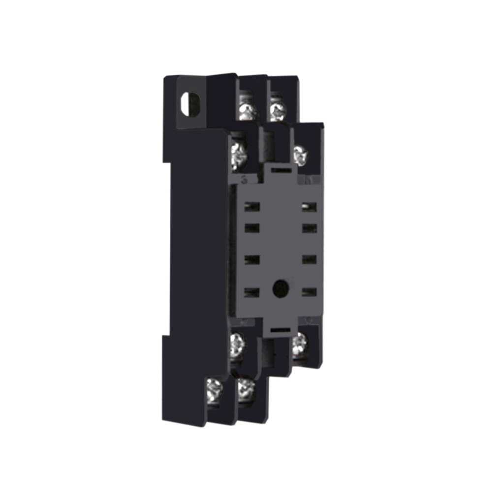 Socket Base Rele Electromecanico Miniatura 2 Contactos 8 Pines 5A Harmony Rxm Schneider