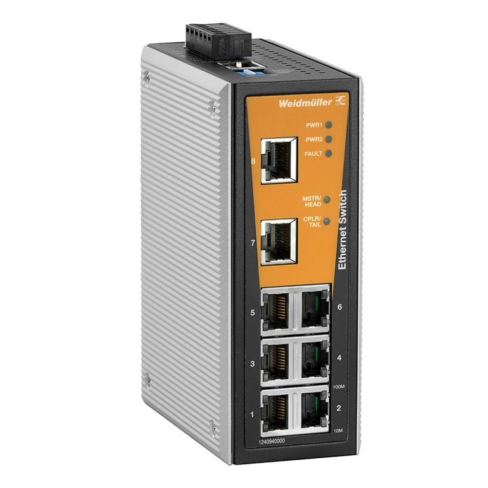 Switch Industrial 8P Rj45 10/100Mb Administrable Ip30 Weidmuller _1240940000