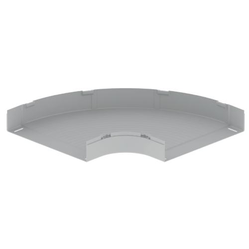 Curva Horizontal 90 Grados 100X500Mm Para Bandeja Portacable Gris U23X Unex