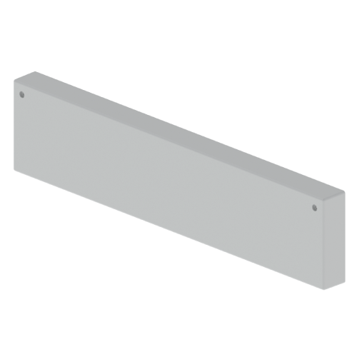 Tapa Final P/ Bandeja Portacable 100X500Mm Gris Unex