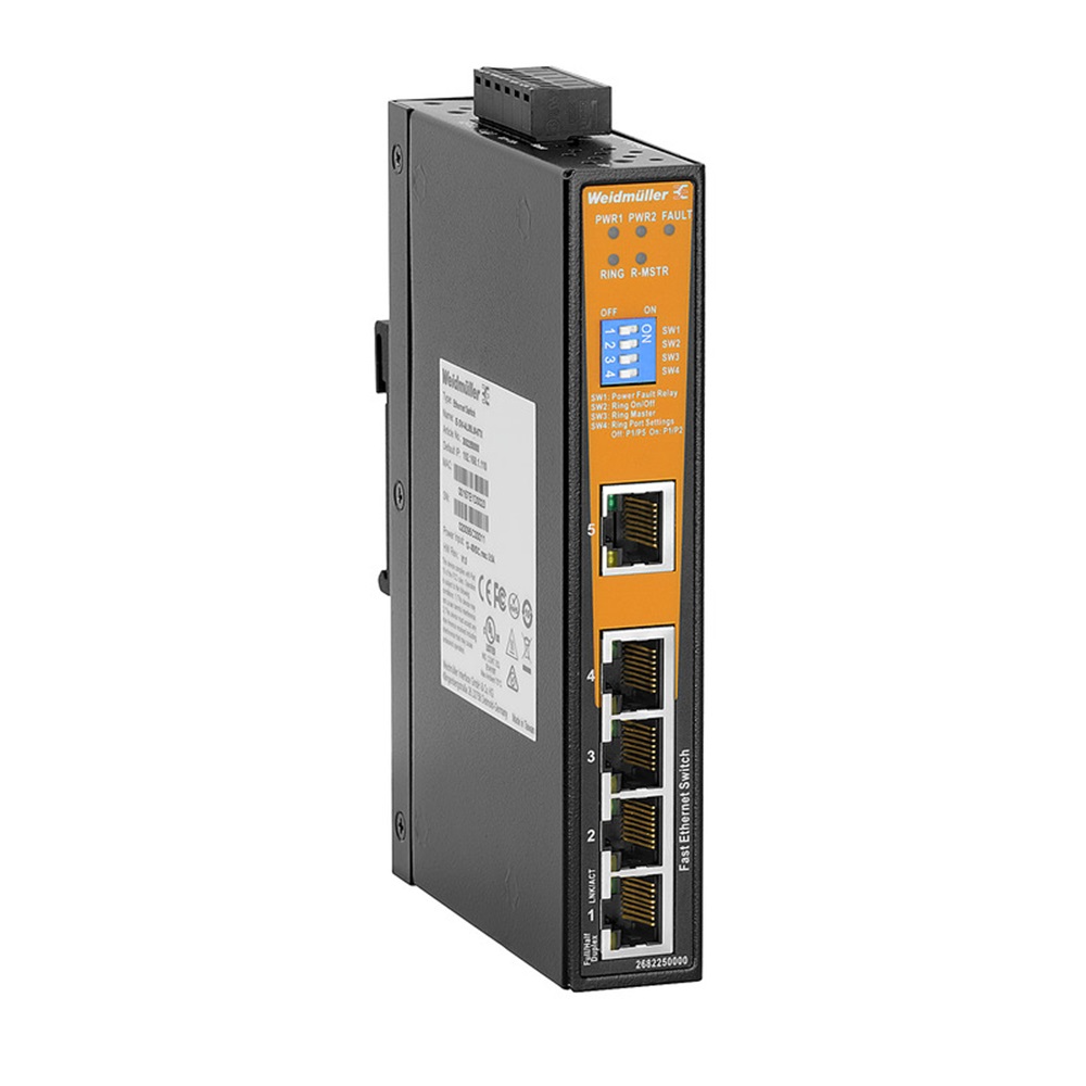 [IE-SW-AL05LM-5TX] Switch Industrial Riel Din Administrable 5Xrj45 10/100Base Advancedline Weidmuller _2682250000