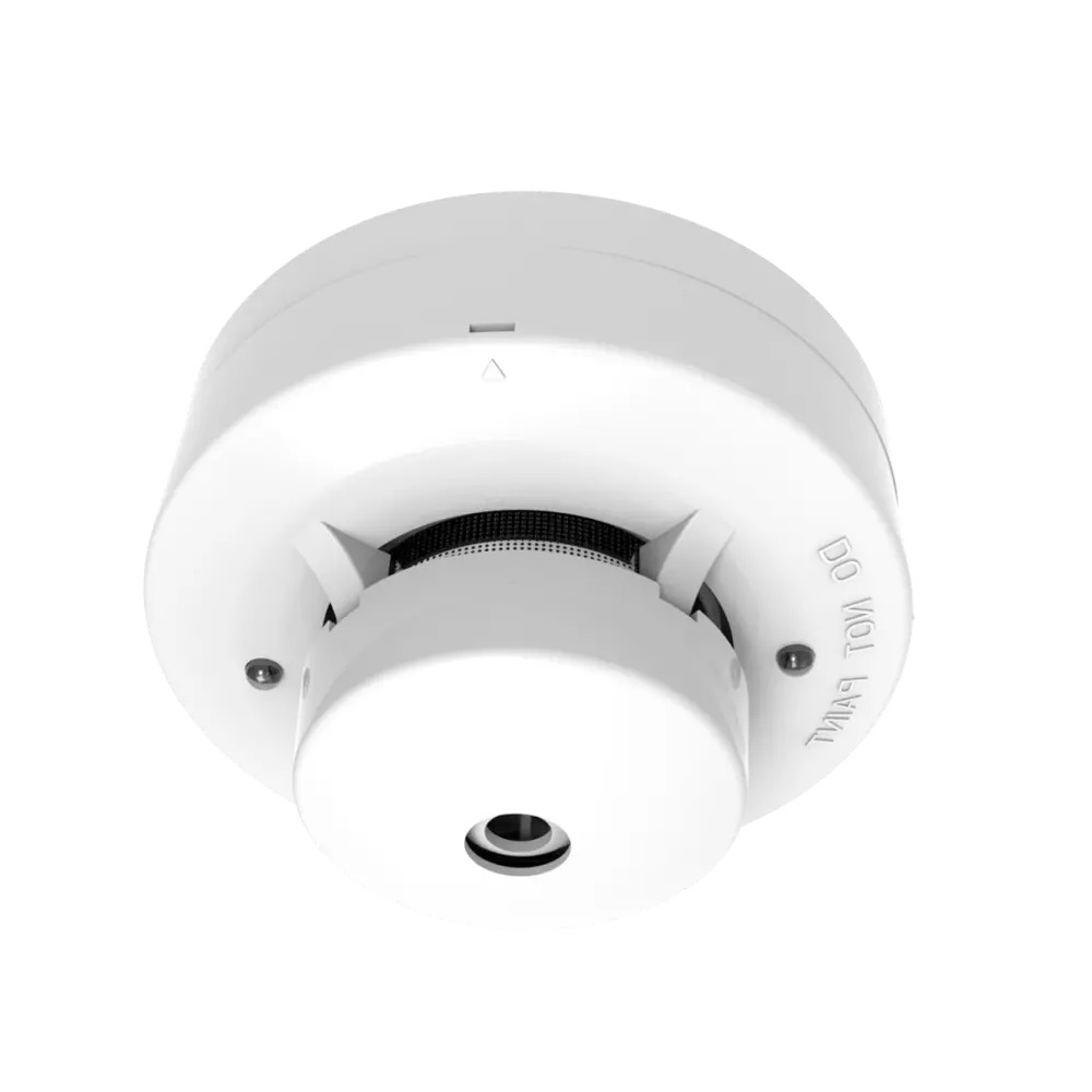 Sensor De Humo 4 Hilos 12Vdc Cober 360 Gr Montaje Techo Ip42 P/Panel Alarma Hikvision 314300034