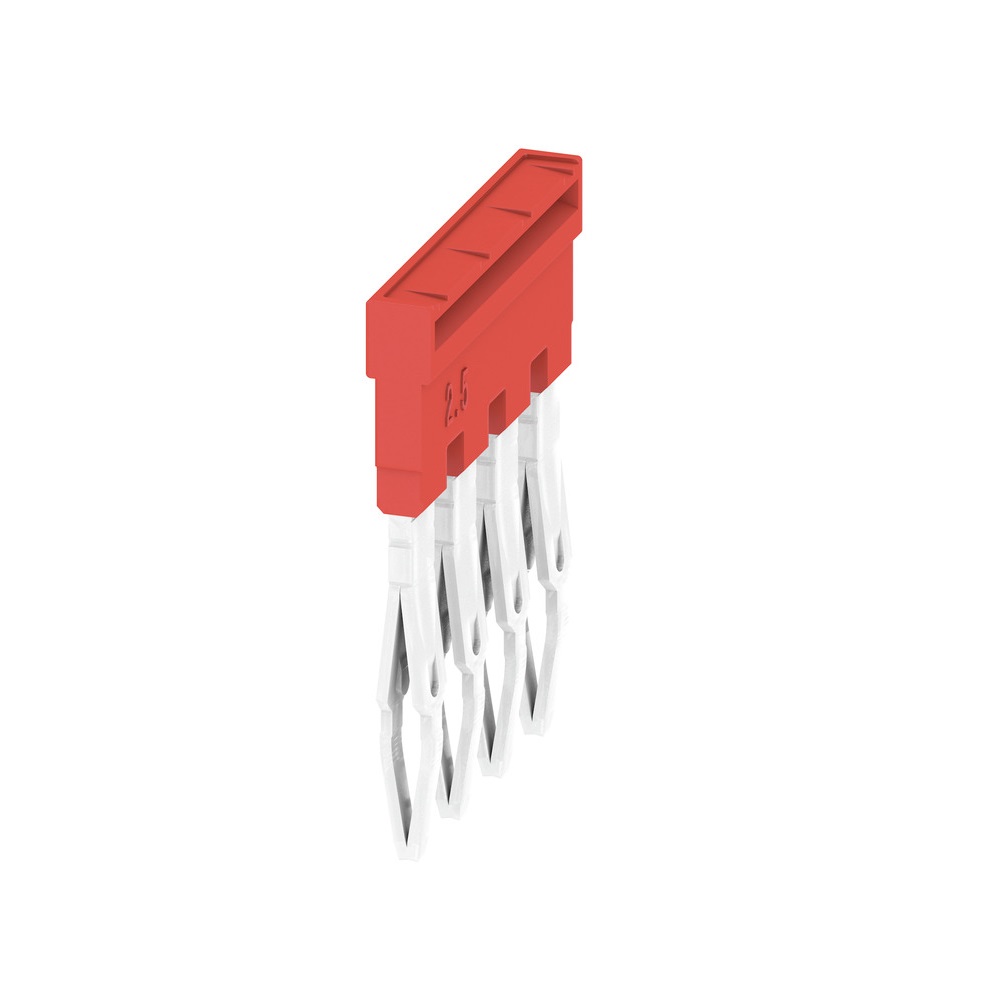 Puente 10 Polos P/Borna 2.5Mm 24A Rojo Weidmuller _2108910000