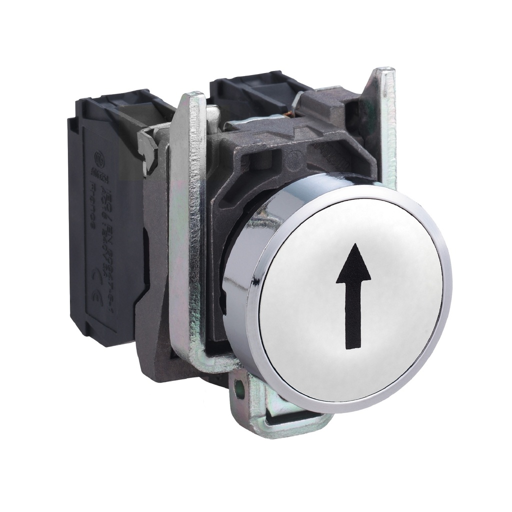 [XB4BA3341] Pulsador Rasante Blanco 22Mm 1Na Flecha Arriba Schneider