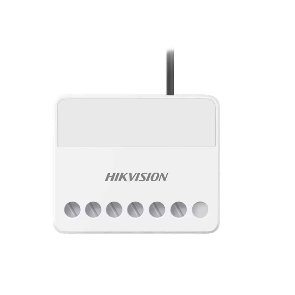 [DS-PM1-O1L-WB] Rele Inalambrico Alarma Axpro 1 Entrada 1 Salida 0 A 36Vdc Max 5A Hikvision 302401746