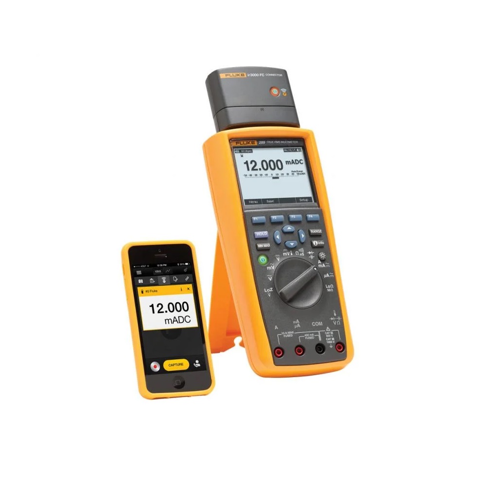 [FLUKE-289] Multimetro Industrial True Rms 50Mv A 1000V Ac/Dc Corriente 10A Ac/Dc Temperatura Resistencia Capacitancia Frecuencia Con Registro De Datos Captura De Tendencias Fluke 2675778