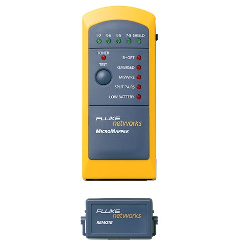 [MT-8200-49A] Comprobador Y Verificador De Mapa De Cableado Para Cable De Par Trenzado Identifica Fallos Pares Abiertos Cortocircuitados Cruzados Invertidos Divididos Indicacion Por Led Micromapper 2103088