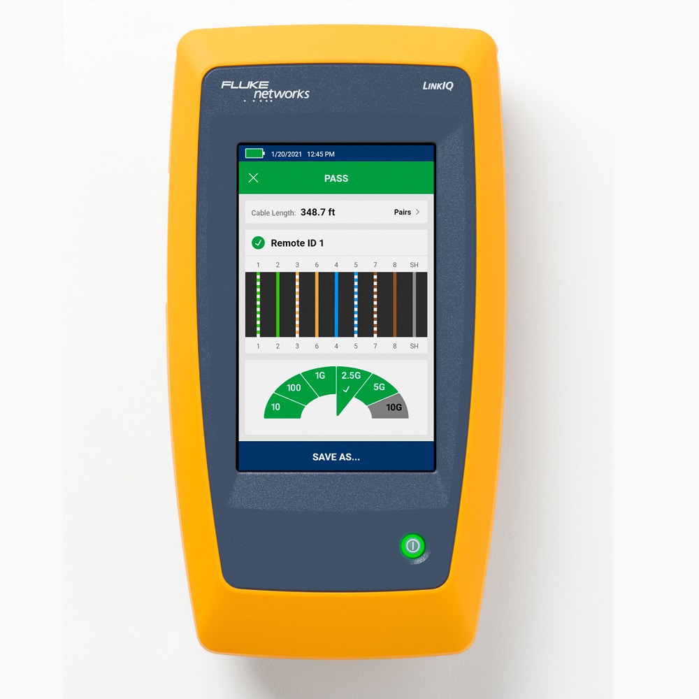 [LIQ-KIT] Kit Comprobador/Calificador Linkiq De Cableado Par Trenzado Rendimiento Hasta 10G Mapa De Cableado Direccion Ip Nombre Numero Puerto Vlan Velocidades Ping Prueba Poe Clase 1-8 Potencia Con 7 Remotos Y Sonda Intellitone Pro200 Fluke 5226619