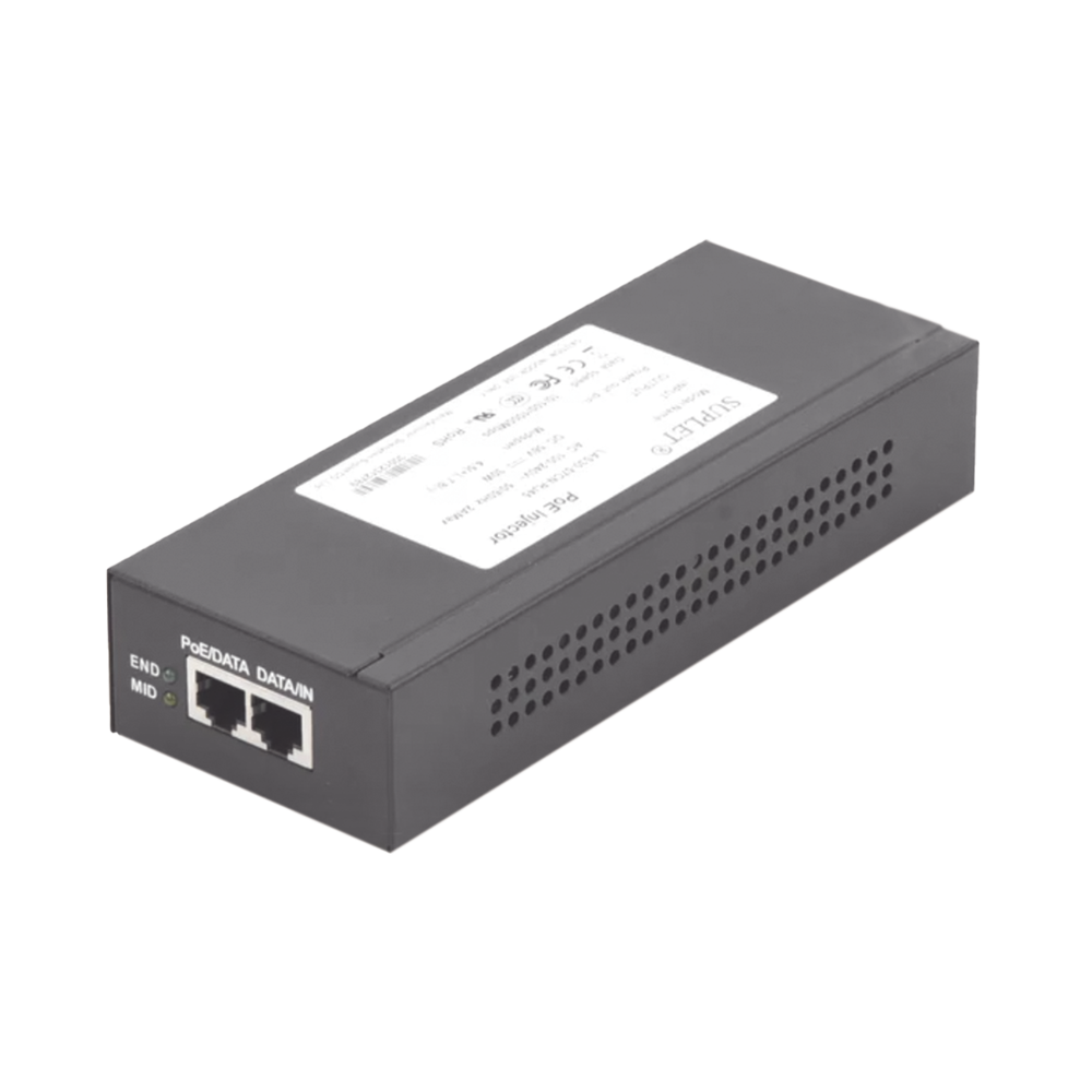 [POE LAS30-57CN-RJ45] Injector Poe 30W Rj45 10/100/1000 Mbps 802.3At Hikvision 101700365