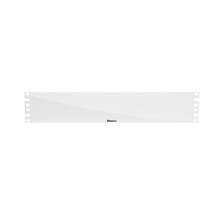 [DPFP2WH] Tapa Ciega P/Rack De 2Ru Blanca Acero Panduit