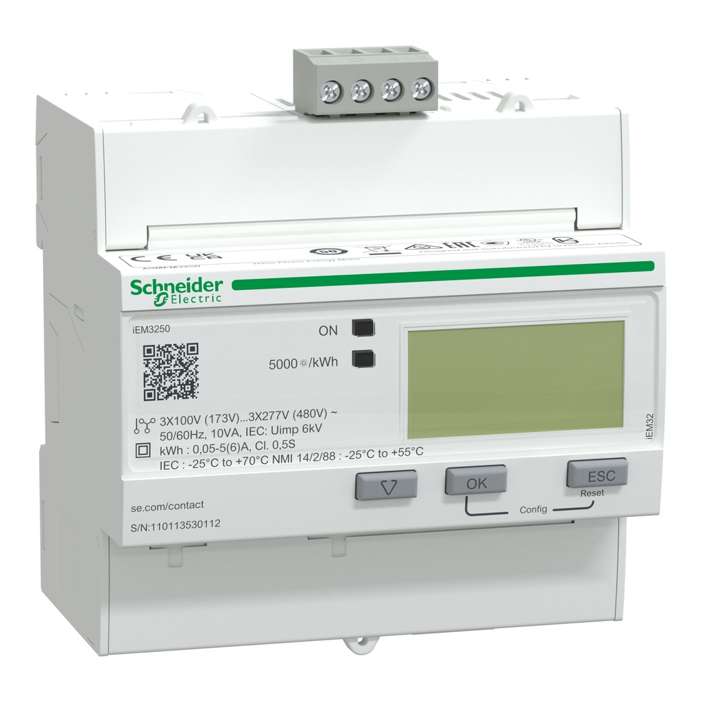 [A9MEM3250] Medidor Basico De Energia Iem3200 Puerto Rs485 Schneider
