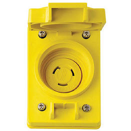 [67W47] Toma 20A 125V 2F+T Seguridad Sobreponer Leviton Ip67 Wetguard L1520R