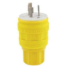 Clavija 20A 125V 2F+T Wetguard Leviton Seguridad Nema L520P