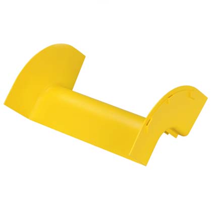 Curva Vertical Externa 90 Grados Para Fiber Runer 12X4 Panduit Amarilla