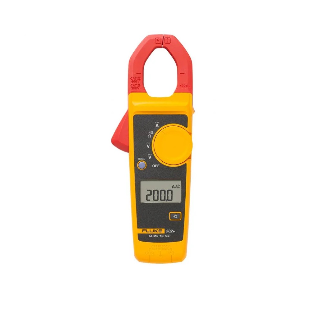 [FLUKE-302+/EM ESP] Pinza Amperimetrica De Corriente Hasta 400A Ac 600V Ac/Dc No True Rms Resistencia Cat Iv 300 V / Cat Iii 600 V Fluke 4156257