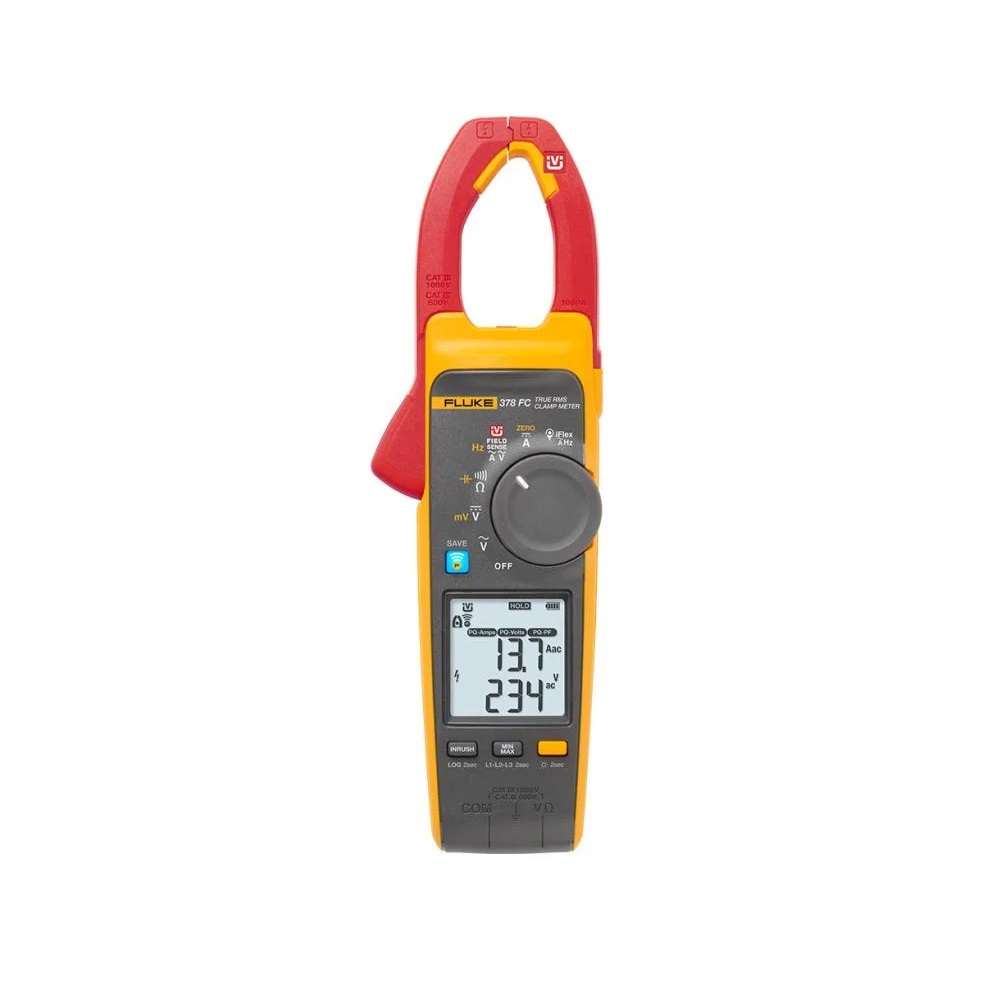 [FLUKE-378 FC] Pinza Amperimetrica Inteligente True Rms Fieldsense Indicador Pq 1000A Ac/Dc 1000V Ac/Dc Sonda Iflex 2500A Ac Fluke 5111812