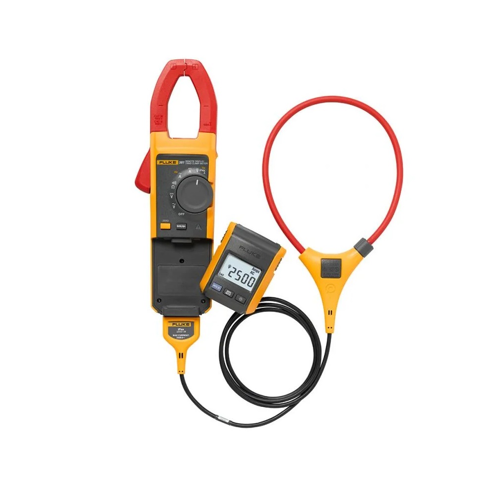 [FLUKE-381] Pinza Amperimetrica Rms Real C/Pantalla Extraible Iflex 2500A 1000V Ac/Dc Cativ 600V Catiii 1000V Fluke