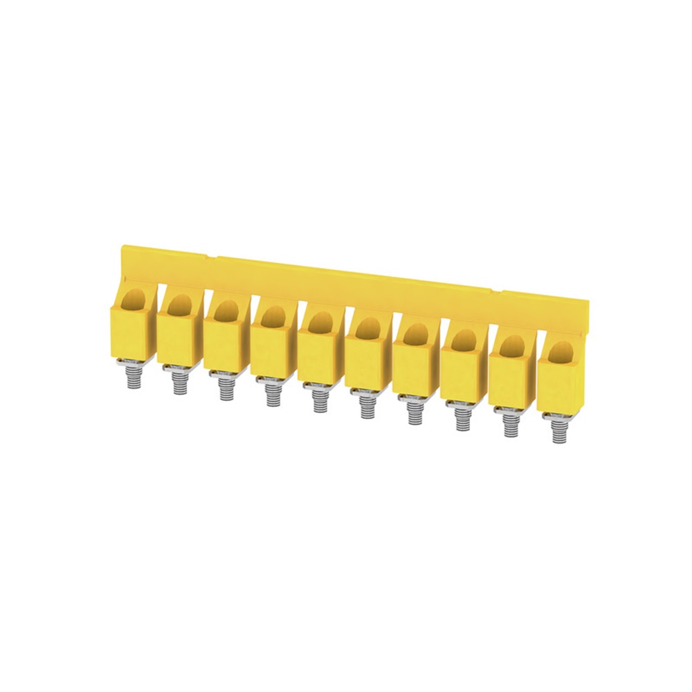 [WQV 16/10] Puente Atornillable 10 Polos P/Borna 16Mm 101A Amarillo Weidmuller _1053360000