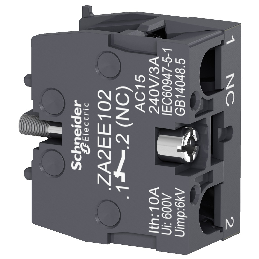 Bloque De Contacto Modular 1Nc Ip20 Easy Harmony Xa2 Schneider