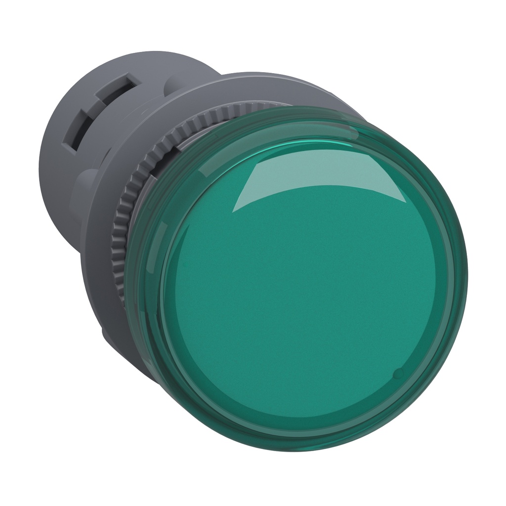 [XA2EVF3LC] Luz Piloto Led Monolitico Cuerpo Plastico Verde 22Mm 110V Ip65 Ik05 Easy Harmony Schneider