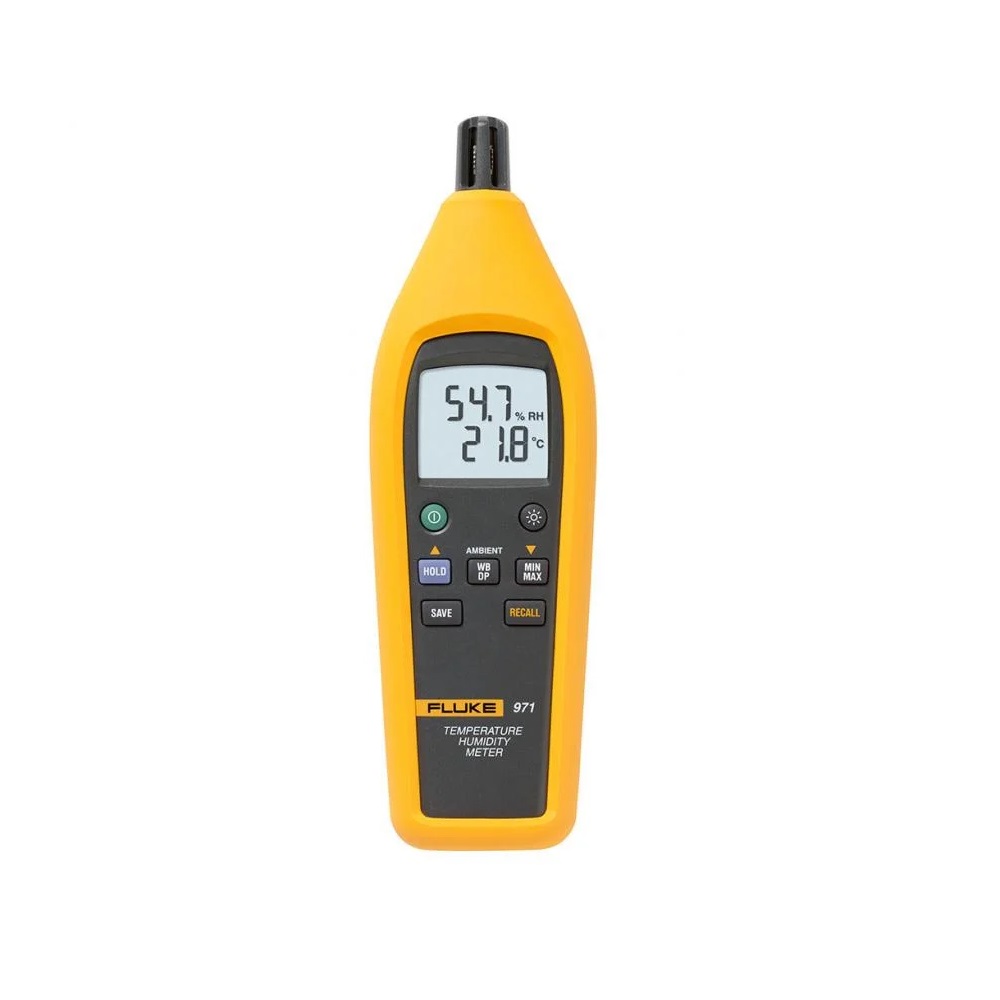 [FLUKE-971] Termohigrometro Medidor De Humedad 5 Al 95 % Y Temperatura -20 A 60°C Almacena 99 Registros Fluke 2418208