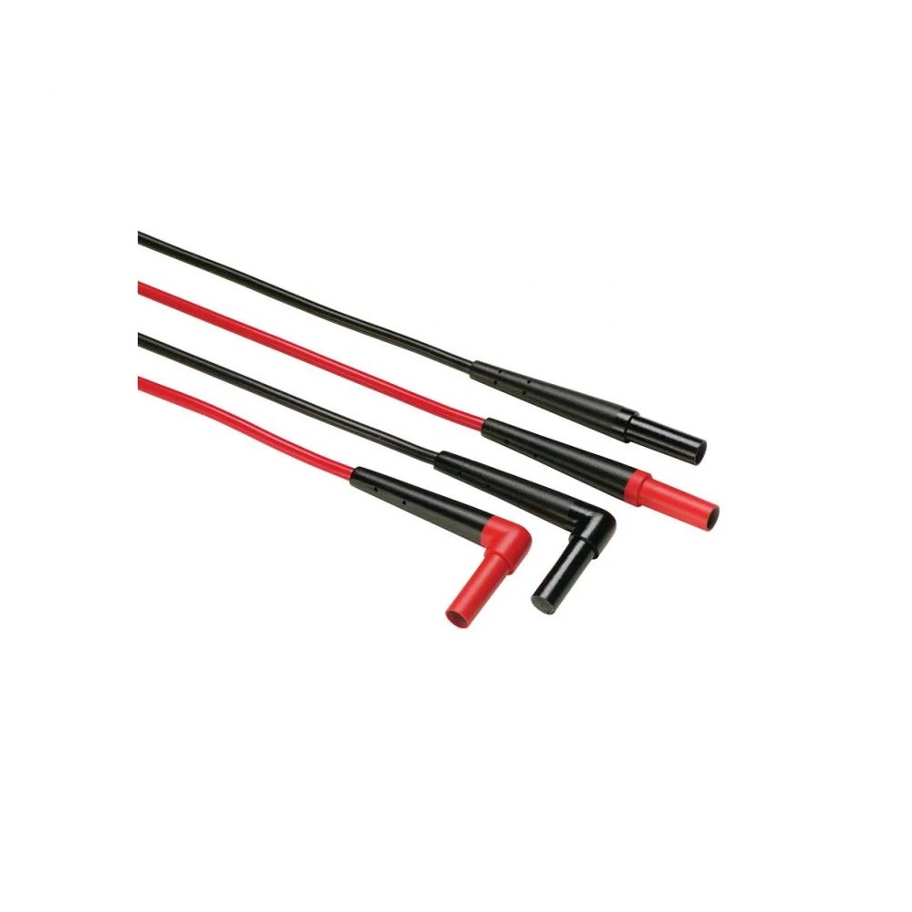 [TL224] Juego De Cables De Prueba Angulada-Recta 1.5M De Silicona Suregrip Fluke