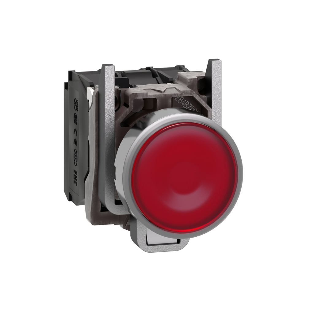 Pulsador Luminoso Led Rojo 24 Vac/Dc Schneider